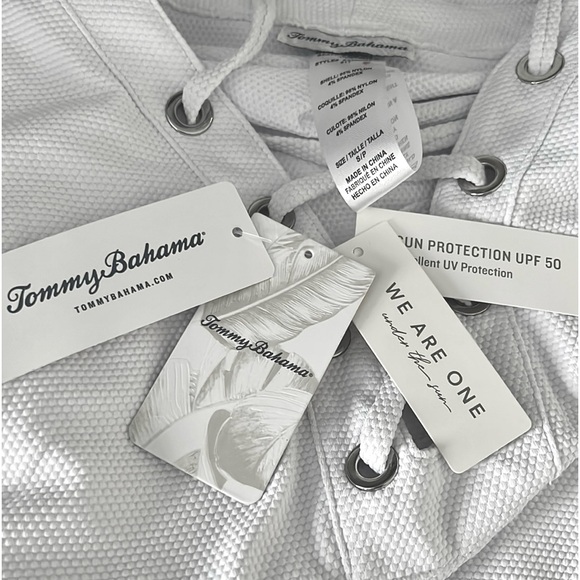 Tommy Bahama Island Cays Lace-Up Coverup Dress - Picture 14 of 14